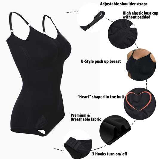Women’s Bodysuit Shapewear with Tummy Control & Waist Trainer