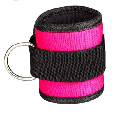 Adjustable D-Ring Ankle Strap for Gym Leg Workouts