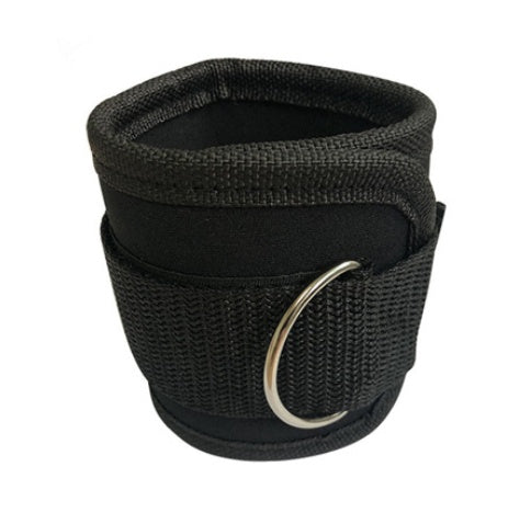 Adjustable D-Ring Ankle Strap for Gym Leg Workouts