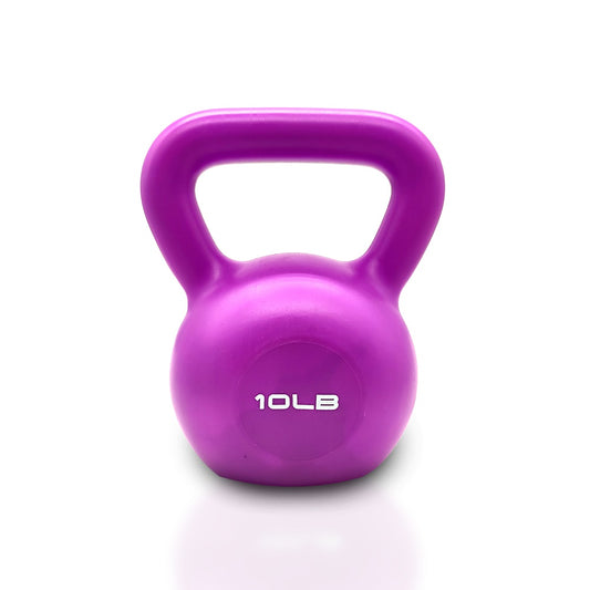 10lb Vinyl Kettlebell for Women – Home Gym Strength Training