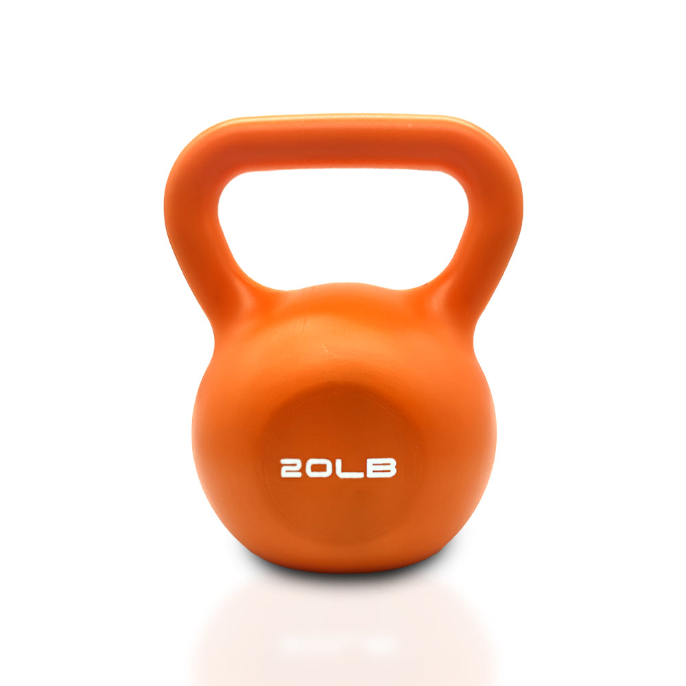 20lb Vinyl Kettlebell for Women – Home Gym Strength Training