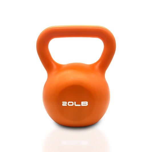 20lb Vinyl Kettlebell for Women – Home Gym Strength Training