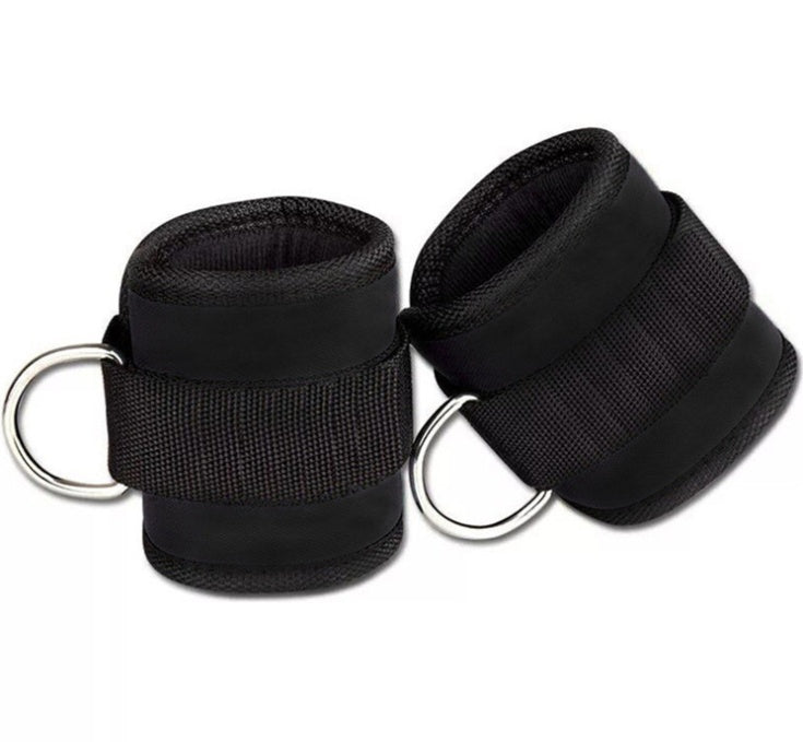 Adjustable D-Ring Ankle Strap for Gym Leg Workouts