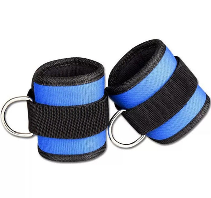 Adjustable D-Ring Ankle Strap for Gym Leg Workouts
