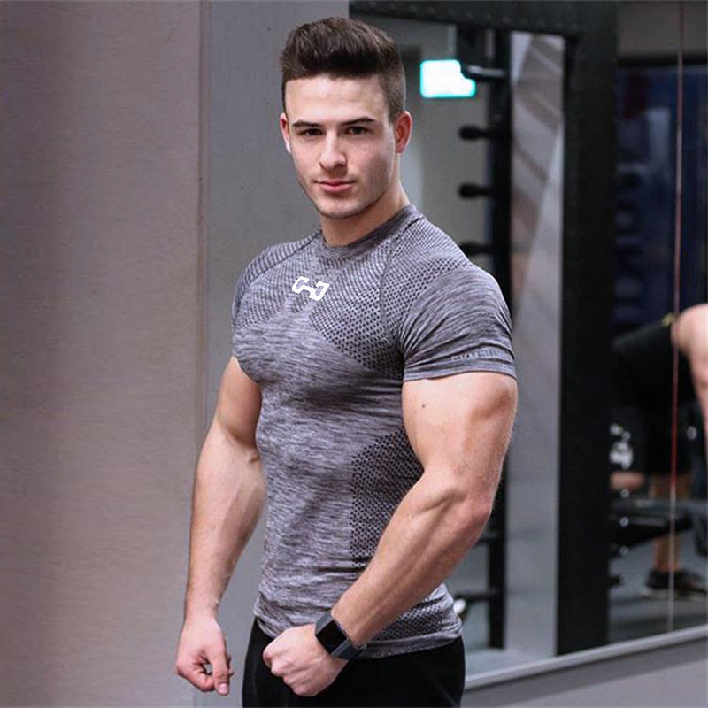 Men’s Quick-Dry Gym T-Shirt – Lightweight Breathable Running & Workout Tee