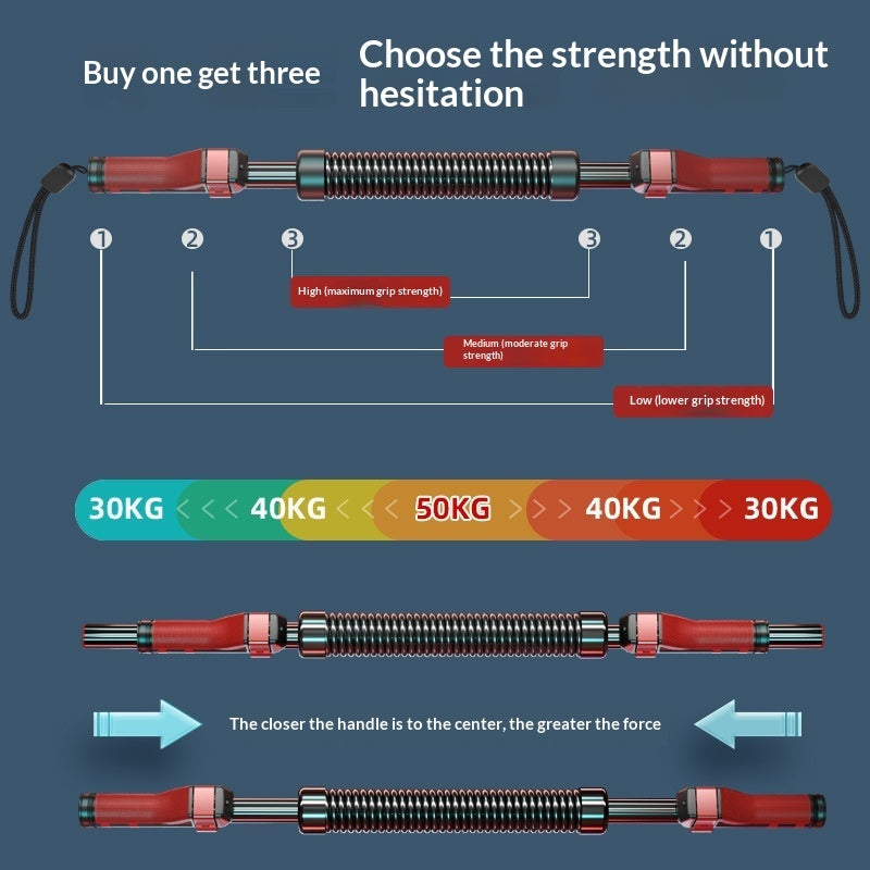 Compression Arm Exerciser for Muscle Training | Home Gym Strength Equipment