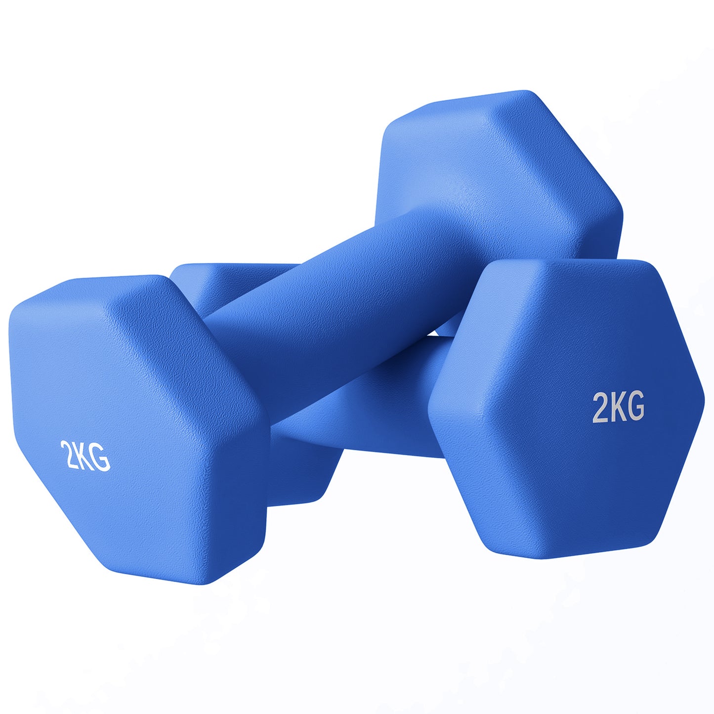 4kg Hex Dumbbell Set (2x2kg) – Non-Slip Grip Weights for Home Gym Workout