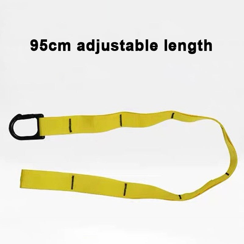 Suspension Resistance Band Trainer (TRX Style) – Adjustable Pull Rope System with 6PCS Set for Full Body Workout
