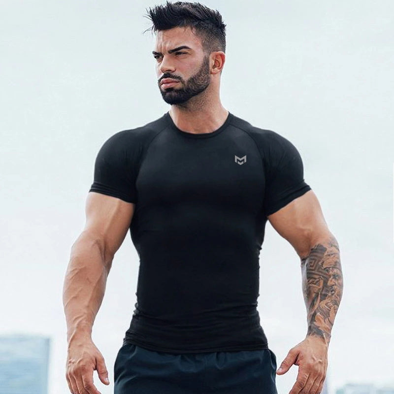 Men’s Quick-Dry Gym T-Shirt – Lightweight Breathable Running & Workout Tee