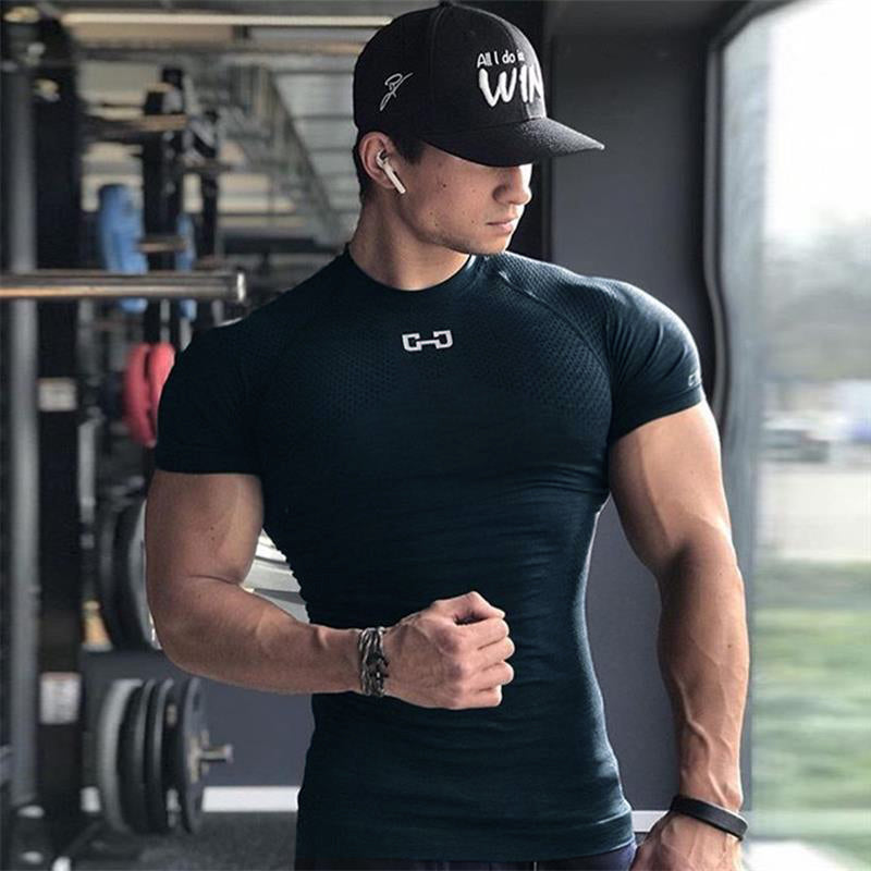 Men’s Quick-Dry Gym T-Shirt – Lightweight Breathable Running & Workout Tee