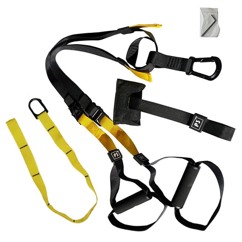 Suspension Resistance Band Trainer (TRX Style) – Adjustable Pull Rope System with 6PCS Set for Full Body Workout